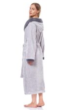 Moteriškas ilgas chalatas L&L 9145 Hft, 5XL dydis - Image 9