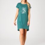 Naktinukai Key LND 741 A26 trumpomis rankovėmis S-XL moteriška