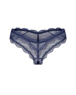 Kelnaitės Obsessive Nightly Blue atviru tarpkoju XS-2XL