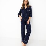 Pižama Sensis Parker 3/4 S-XL atsegama