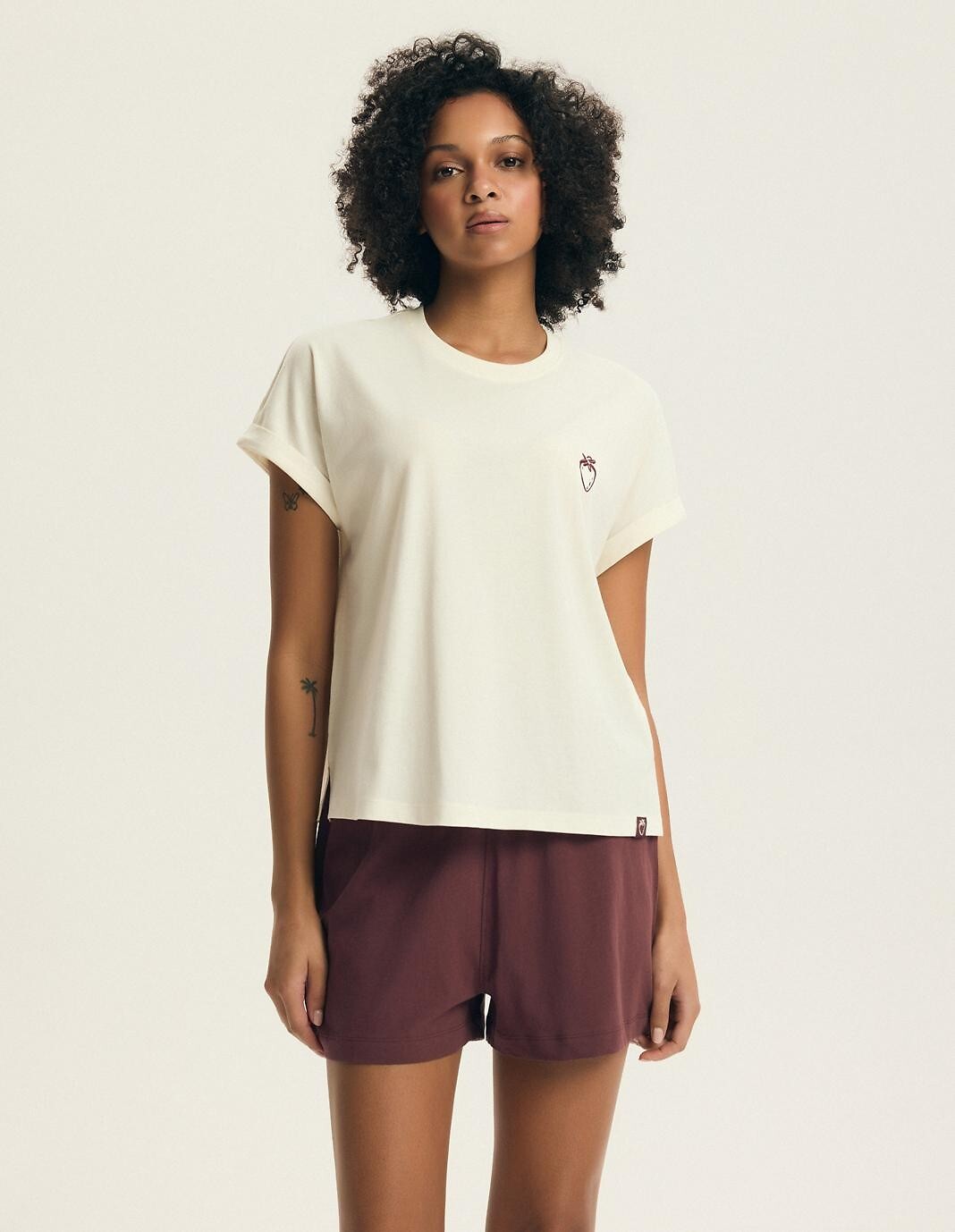 428282.jpg Pižama Henderson Ladies 44464 Evika trumpomis rankovėmis S-3XL - Image 1
