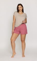 Pižamos šortai Mefemi Mix&Match Mila PDI1 vienspalviai S-2XL - Image 2