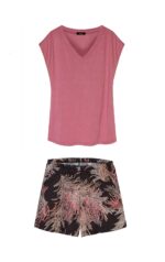 Pižamos šortai Mefemi Mix&Match Mila PDI1 raštuoti S-2XL - Image 3