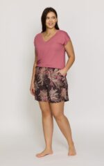 Pižamos šortai Mefemi Mix&Match Mila PDI1 raštuoti S-2XL - Image 2