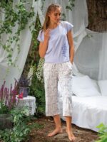 Pižama Key LNS 986 A26 trumpomis rankovėmis S-XL moteriška - Image 3