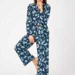 Pižama Key LNS 533 B26 ilgomis rankovėmis S-XL sagstoma