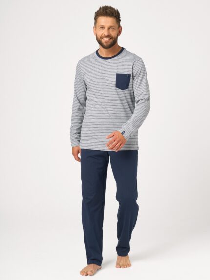 Pižama Key MNS 363 B26 ilgomis rankovėmis M-2XL