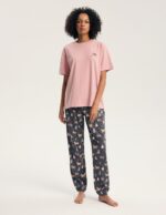 Pižama Henderson Ladies 45420 Ginni trumpomis rankovėmis S-3XL