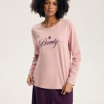 Pižama Henderson Ladies 45443 Galla ilgomis rankovėmis S-3XL
