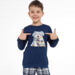 Pižama Cornette Young Boy 966/185 Home Friends ilgos rankovės 134-164