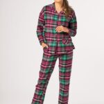 Pižama Key LNS 414 B26 ilgomis rankovėmis 2XL-3XL sagstoma