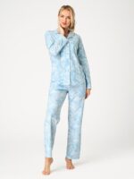 Pižama Key LNS 657 B26 ilgomis rankovėmis S-XL sagstoma