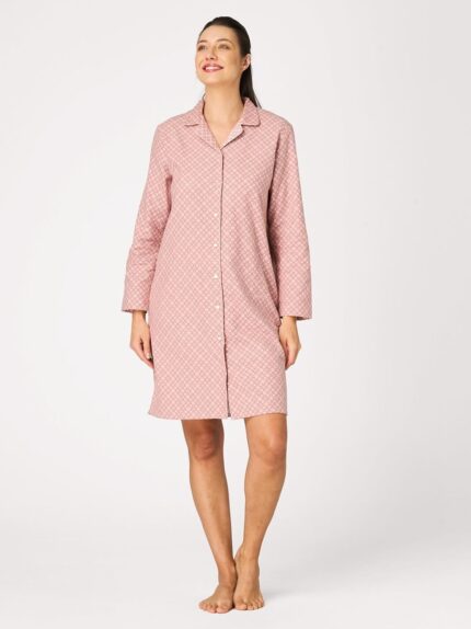 Naktinukai Key LND 743 B26 ilgomis rankovėmis S-XL sagstoma
