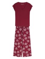 Pižama Henderson Ladies 45405 Greta trumpomis rankovėmis S-3XL