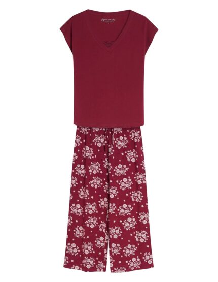 Pižama Henderson Ladies 45405 Greta trumpomis rankovėmis S-3XL