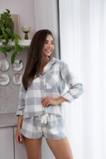 Piżama Sensis Joanna dł/r S-XL rozpinana - Image 7