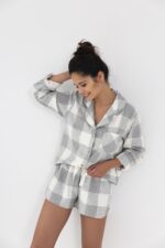 Piżama Sensis Joanna dł/r S-XL rozpinana - Image 2