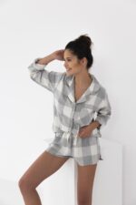 Piżama Sensis Joanna dł/r S-XL rozpinana - Image 3