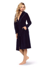 Szlafrok De Lafense 389 Lydie Welur S-2XL damski - Image 7