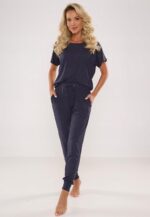 Piżama De Lafense 524 Paula kr/r S-2XL - Image 7