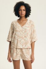 Piżama Henderson Ladies 43688 Dextra 3/4 S-3XL rozpinana - Image 3
