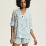 Piżama Henderson Ladies 44482 Estes kr/r S-3XL rozpinana