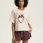 Piżama Henderson Ladies 44474 Evika kr/r S-3XL