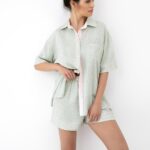 Piżama Sensis Simona kr/r XS-2XL rozpinana