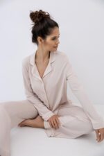 Piżama Sensis Clarina dł/r XS-2XL rozpinana - Image 4