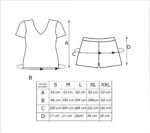 Moteriška pižama su nėriniais – Simply 1/2 rožinė - Image 4