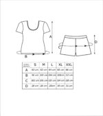 Moteriška medvilninė žydra pižama – „Star short“ - Image 4