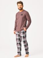 Pižama Key MNS 620 B26 ilgomis rankovėmis 3XL-4XL
