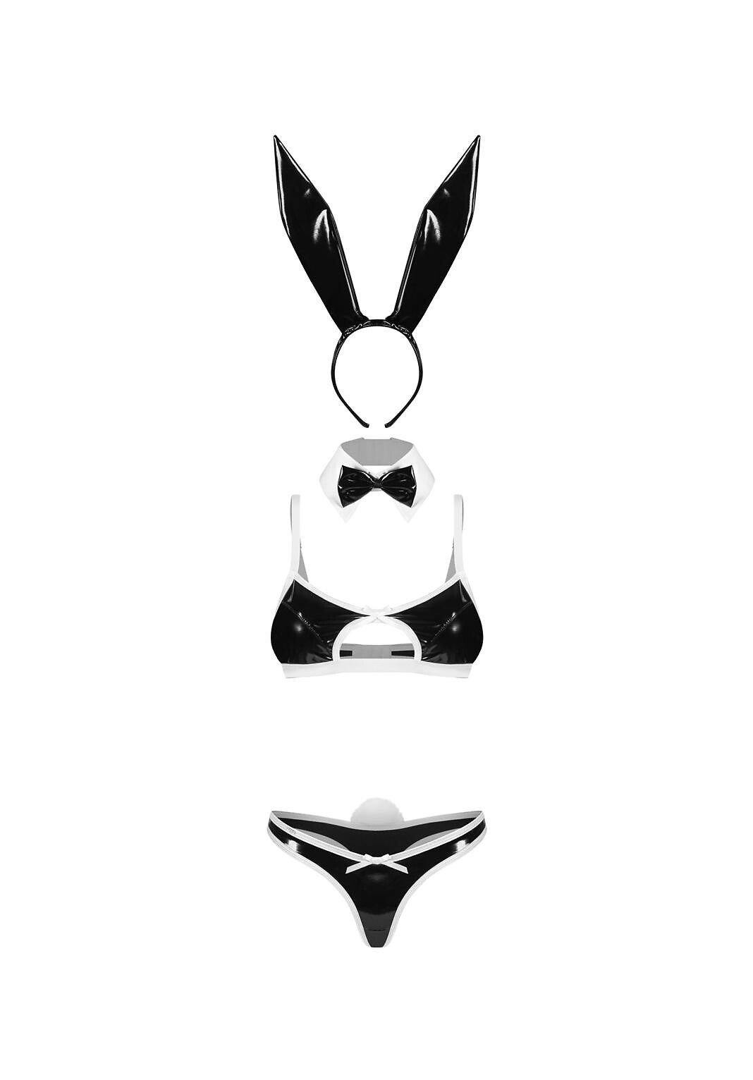 449681.jpg Komplektas Obsessive Night Bunny S-XL - Image 1