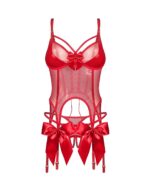 Korsetas Obsessive Gifty Red Corset S-3XL