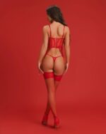 Korsetas Obsessive Gifty Red Corset S-3XL - Image 3