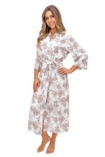 Ilgas elegantiškas moteriškas chalatas - Elizabeth - Image 3