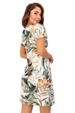 Elegantiški naktiniai marškiniai su gėlėmis – Olivia - Image 3
