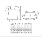 Moteriška medvilninė tamsiai mėlyna pižama – „Kiss short“ tamsiai mėlyna - Image 5